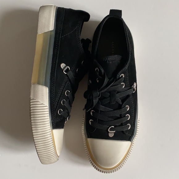 ALLSAINTS Jazmin women’s leather sneakers - Picture 3 of 6